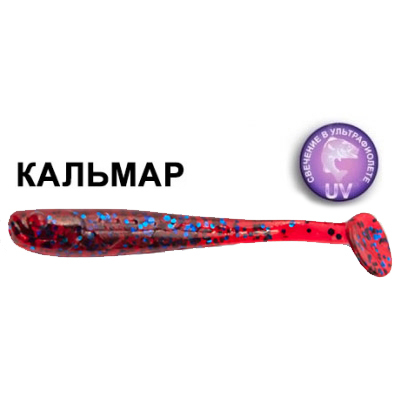 Силиконовая приманка Crazy Fish Nano Minnow 6-40-73-6 кальмар  цв. blue ruby (синий рубин)