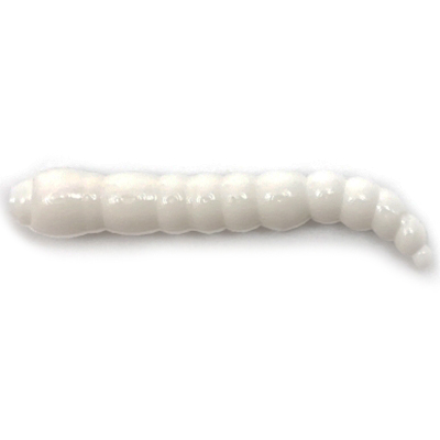 Силиконовая приманка Boroda Baits Kora Buba цвет Белый, 12 шт./уп.
