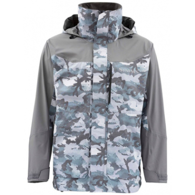 Куртка Simms Challenger Jacket '20, Hex Flo Camo Grey Blue, M