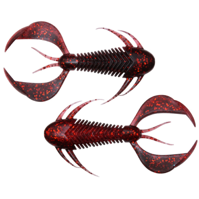 Силиконовая приманка Megabass Rock Hog 2" цв. black back clear red