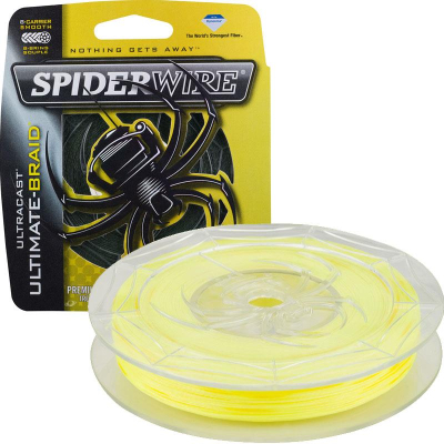 Леска плетеная Spiderwire Ultracast 8 Carrier Ultimate-Braid Yellow 270m 0.14mm