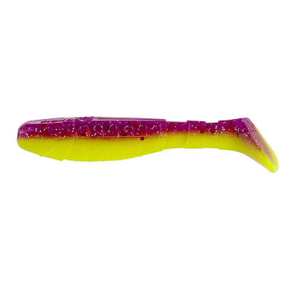 Силиконовая приманка Helios Chubby 3,55"/9 см Fio & Acid lemon 5шт. (HS-4-027)