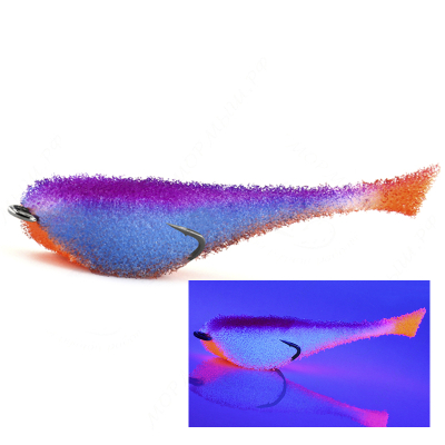 Мормыш Классическая Поролоновая рыбка с открытым двойником 12 см, цв. 46 (PFC12-46)