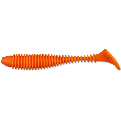 Силиконовая приманка Forsage Fat worm 3.8" 9.5см #024 Orange (4 шт)