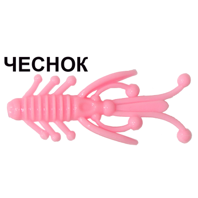 Мягкая приманка Boroda Baits Nymph цв. "Барби", аттр. Чеснок, 12 шт./уп.