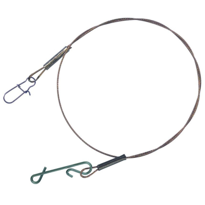 Поводок Balzer 1х7 Niroflex 30 см 9 кг с безузловым соединением (уп.2 шт) 14599 309