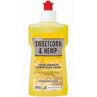 Аттрактант Dynamite Baits Xl Liquid - Sweetcorn & Hemp 250 мл. (DY1632)