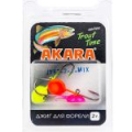 Джиг-головка Akara Trout Time Таблетка 2 гр. кр. № 4 MIX (3шт)