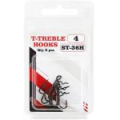 Тройник Vido Craft ST-36H-B "T-Treble Hooks", № 4. блистер 3 шт. ST36H-04(3)