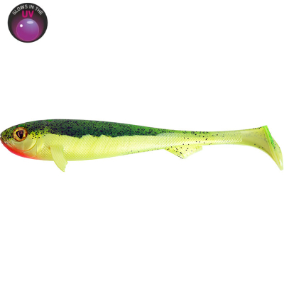 Силиконовая приманка Fox Rage Super Slick Shad UV 9"/23cm цв. Lemon Tiger (NSC045)