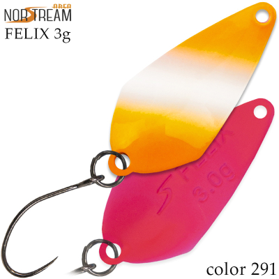 Блесна колеблющаяся Norstream Felix 3гр. цв. 291
