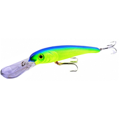 Воблер Manns Heavy Duty Stretch 25+ (57 гр.,20 см.,7,5 м) SDRB604 Chartreuse/Blue