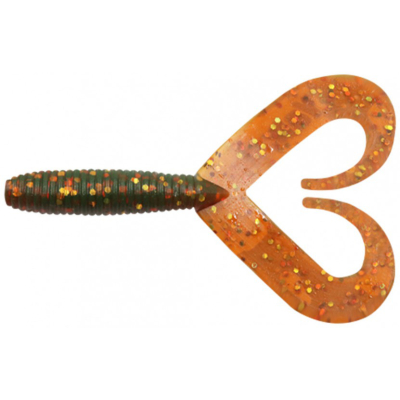 Силиконовая приманка Yaman Pro Loop-Two 2" цвет #09 - Motor Oil (уп.10 шт)