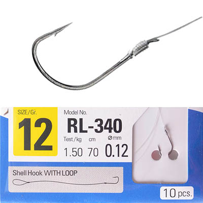 Поводок готовый Owner RL-340 №8 10шт