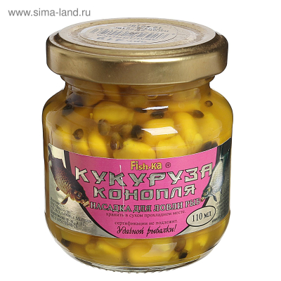 Насадка "КУКУРУЗА-КОНОПЛЯ" земляника 110мл