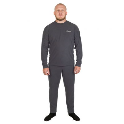 Флисовый комплект Кальсоны и фуфайка Canadian Camper Grizzly (100% полиэстер-флис (180г/м2) (цвет серый , 56-176)