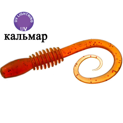 Мягкая приманка Flagman Helical 8" цв. UV motor oil 5pc squid