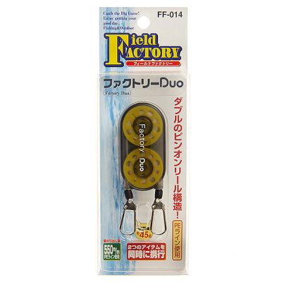 Ретривер Field Factory DUO Pin on Reel FF-014 Black