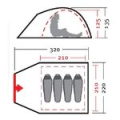 Палатка Nova Tour "Терра 4 V2" с юбкой 95418-306-00