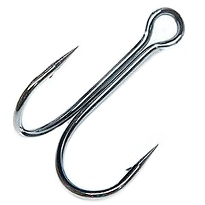 Двойной крючок Top Power SD-36, цвет BС, размер № 1/0, упаковка 5 штук