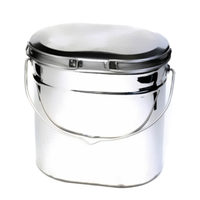 Котелок высокий 8,5 л. крышка с ручками