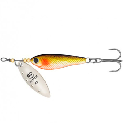 Блесна вращающаяся Sprut Alpina Long Spinner #2 (9g/GBR)