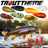 Навые цвета блесен PAL​ от компании Trouttheme