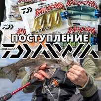 Поступление катушек и приманок Daiwa