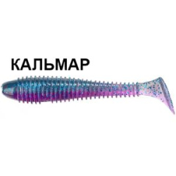Силиконовая приманка Crazy Fish Vibro Fat 4" 15-100-97d-6 кальмар цв. 97D