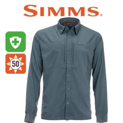 Simms Bugstopper Intruder BiComp LS Shirt '21, Storm