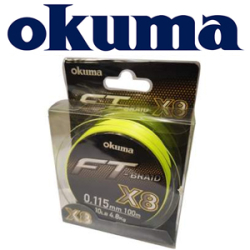 Okuma FT Braid X8 150m Yellow