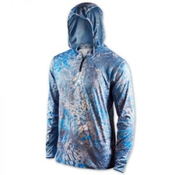 Худи мужская Veduta Air серия UPF50+ Reptile Skin Blue р.XL