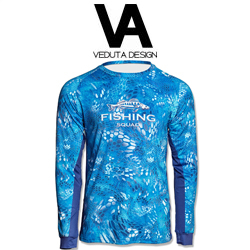 Veduta Reptile Skin Blue Water Джерси мужская