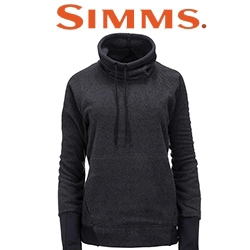 Simms Women's Rivershed Sweater, Black