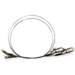 Поводки титановые с обратной петлёй Призёр 2 шт. в упаковке. 10 кг - 30 см