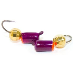 Мормышка Столбик №3 (бф)+ футбол золото(0,77)