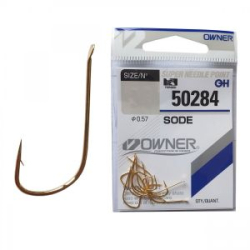 Одинарный крючок Owner 50284 Sode, золотой 50284-18