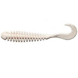 Твистер Berkley Gulp! SW Pulse Worm 4" цв. White Glow