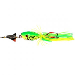 Приманка-незацепляйка Лягушка-поппер с пропелл. LF35 45mm 7g тверд. оснащ. плав. цв. P13