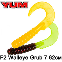 YUM F2 Walleye Grub 7.62см