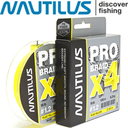 Nautilus Pro Braid X4 Fluo Yellow 150м