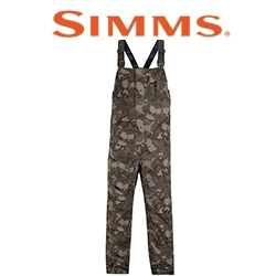 Simms Challenger Fishing Bib, Regiment Camo Olive Drab