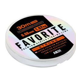 Леска Akkoi Favorite Strong 30m clear (прозрачная) 0,14 mm (2,65 kg)