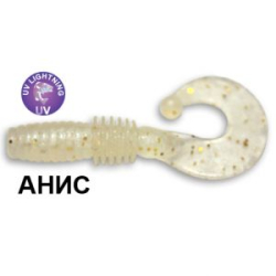 Силиконовая приманка Crazy Fish Power Mace 10-4-5-1 анис цв. pearl (перламутр)