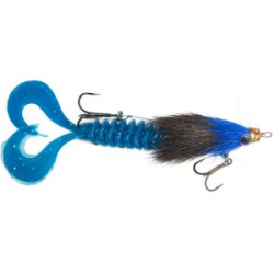 Приманка RSK Fishing MAUS XS (диаметр головы 10 mm) 13см 17гр -Сине-черная голова, хвост голубой. 