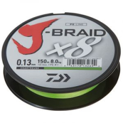Леска плетеная и ножницы Daiwa J-Braid X8E-W/SC 300m светло-зеленый 0.20mm