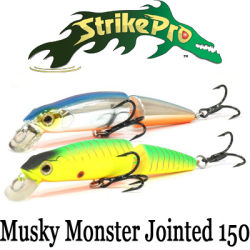 Strike Pro Musky Monster Jointed 150 (MG-003F)