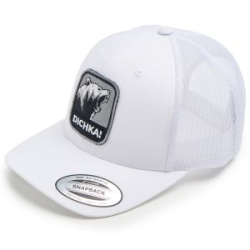 Кепка с сеткой 6P Volga Baits Dichka! Roar #White/Black&Grey