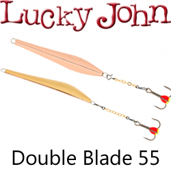 Lucky John Double Blade с цеп. и тр. 55мм