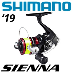 Shimano 19 Sienna с леской